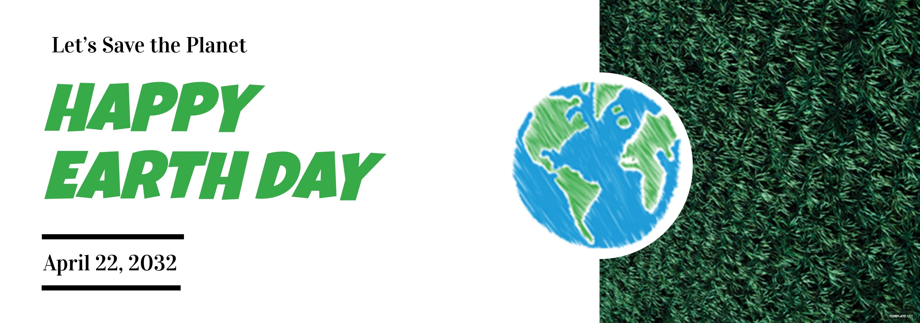 earth day tumblr banner template