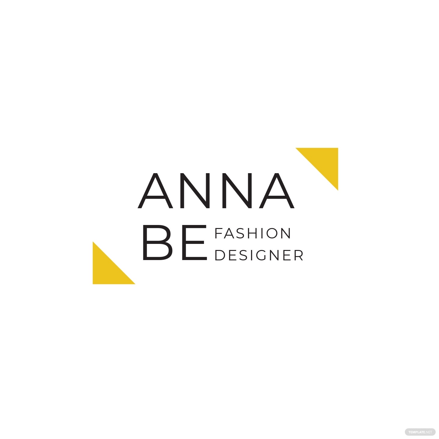 fashion designer logo template