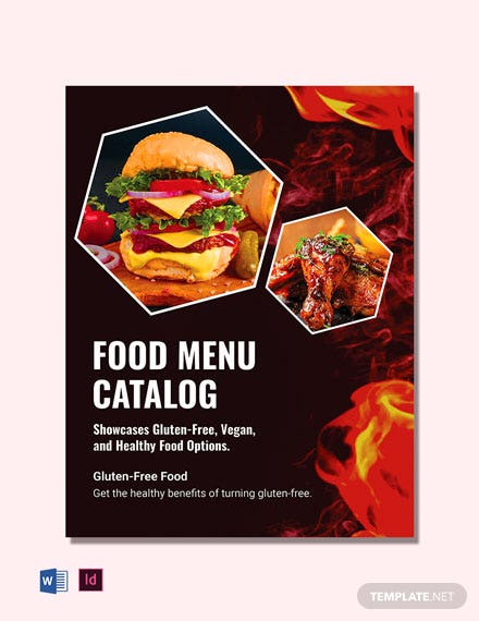 food menu cataloge template 440 a