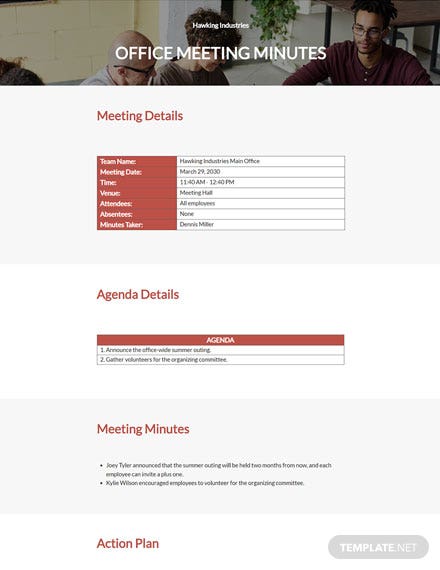 formal-business-meeting-minutes-template