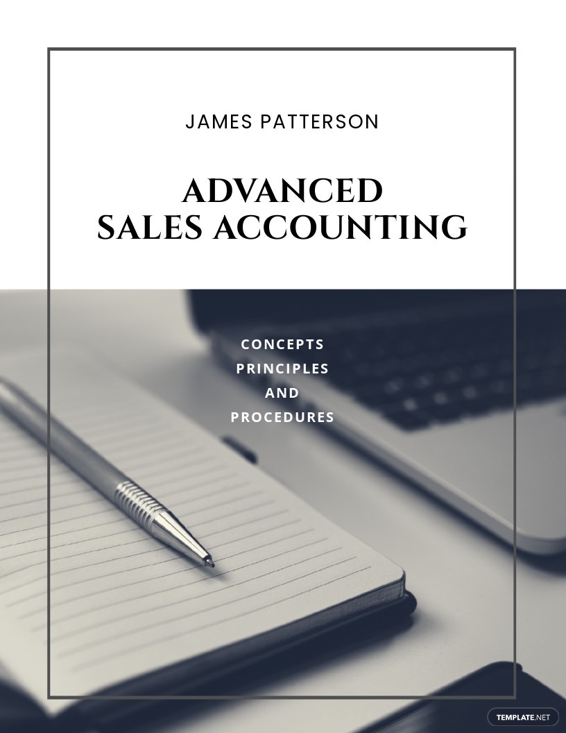 free accounting book cover template