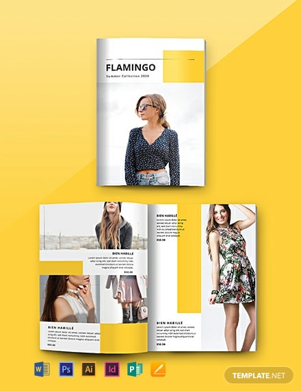 free fashion catalog template 440x570