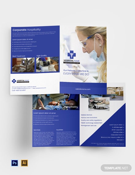free-healthcare-bi-fold-brochure