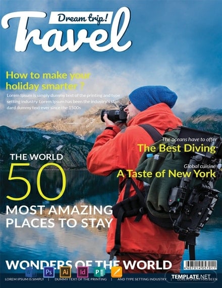 free modern travel magazine cover template 440x570 1