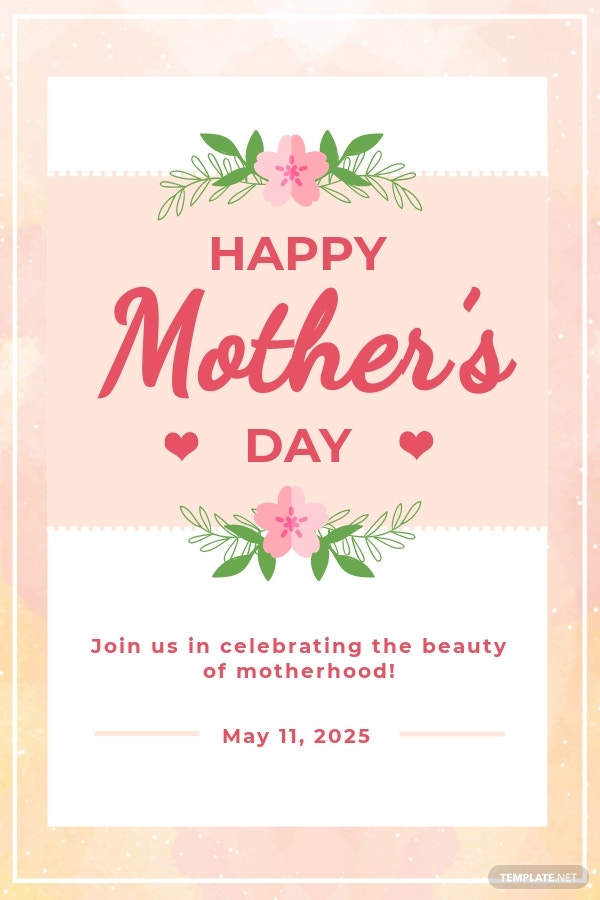 free mothers day pinterest pin template