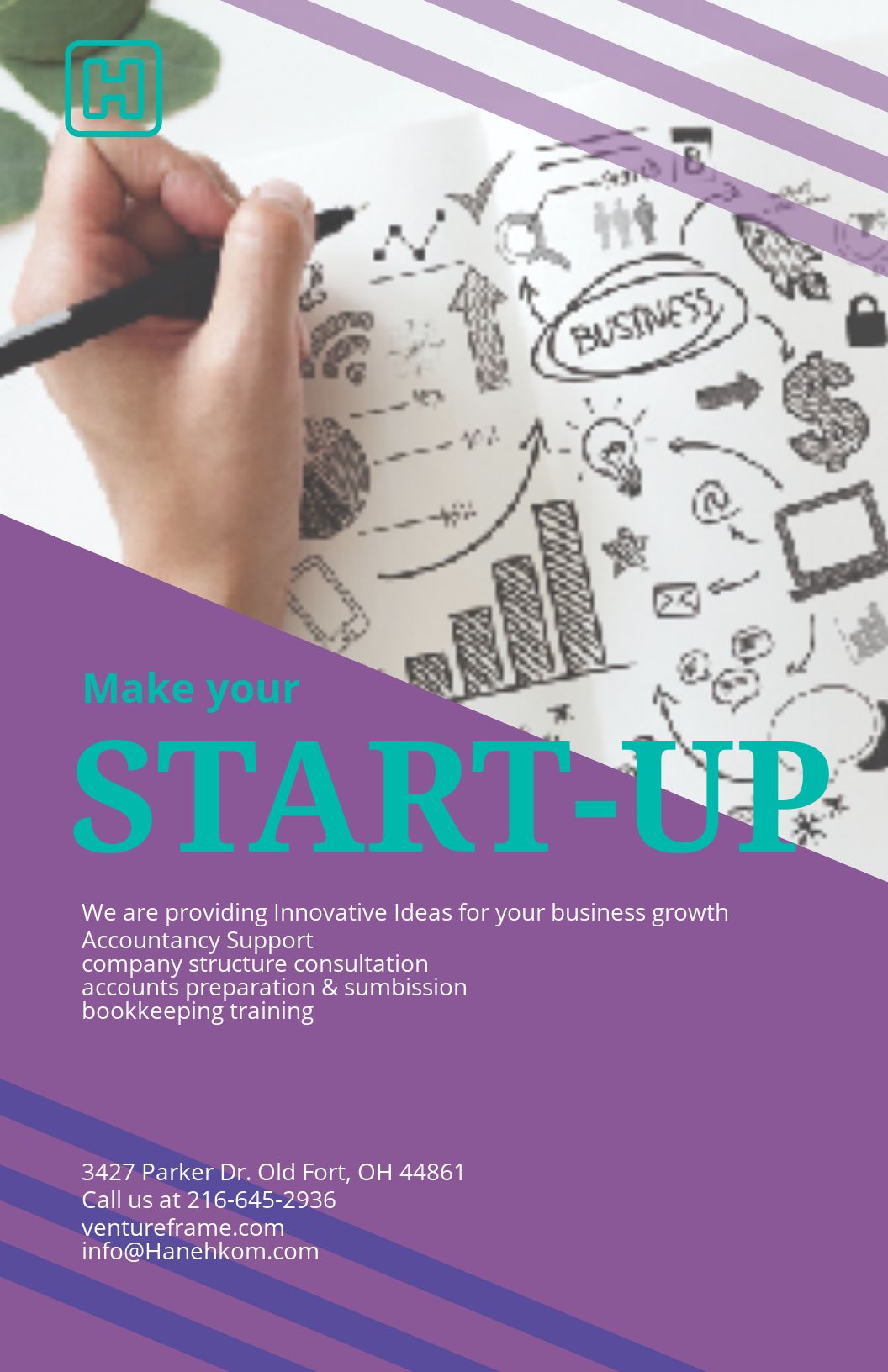 free-startup-poster-template