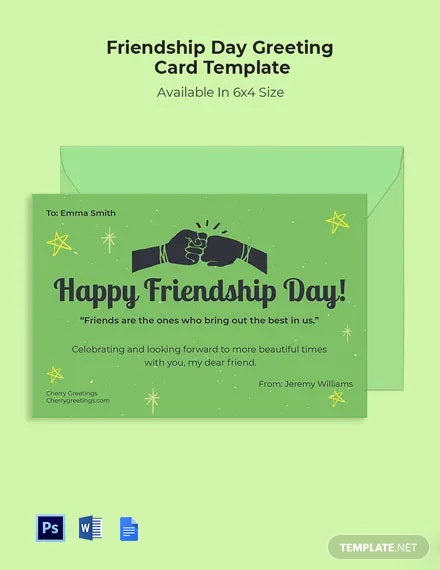 friendship-day-greeting-card-template