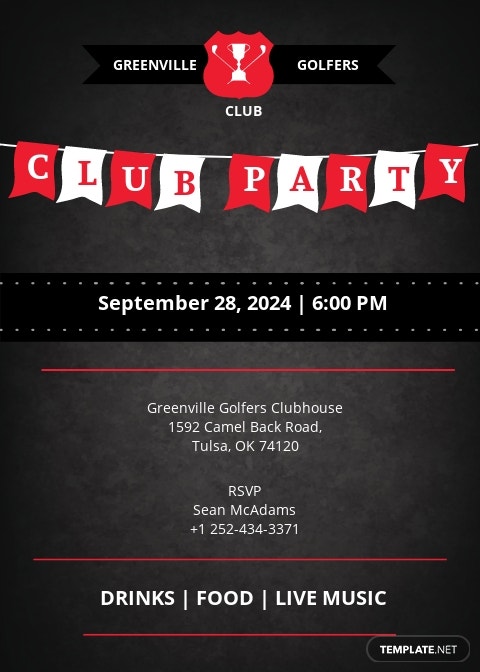 golf-club-party-invitation-template