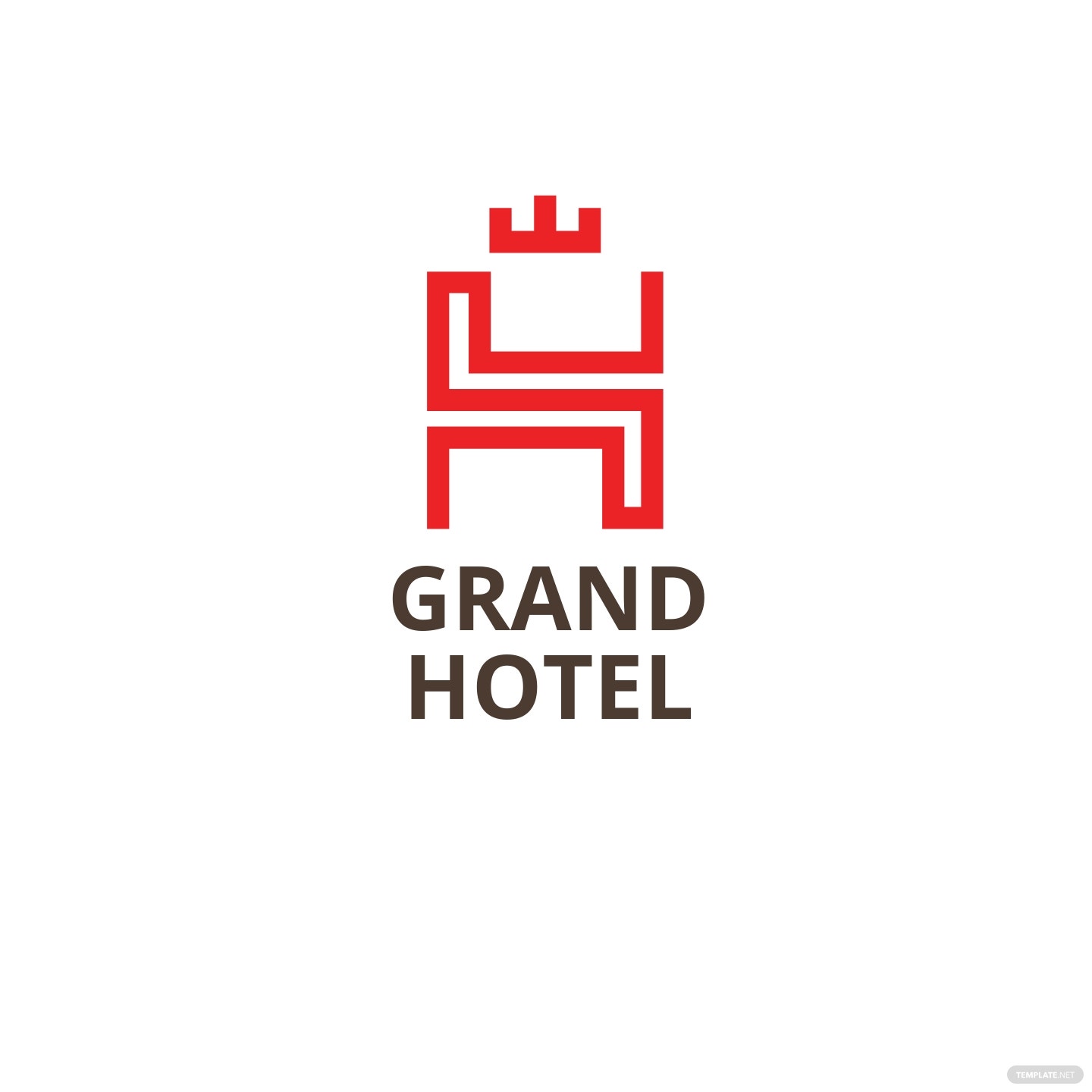 grand hotel logo template