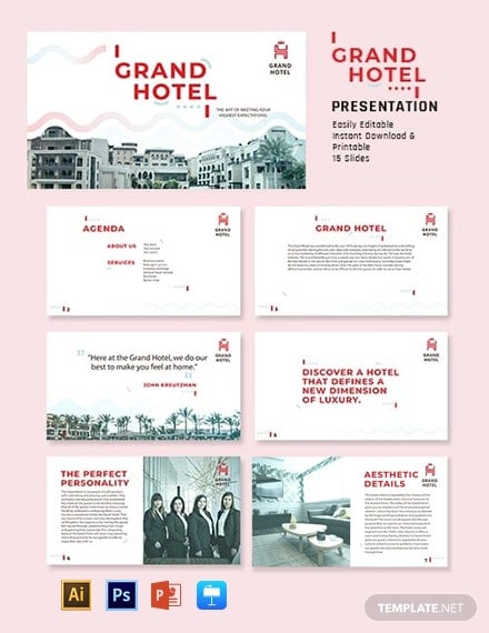 grand hotel presentation template