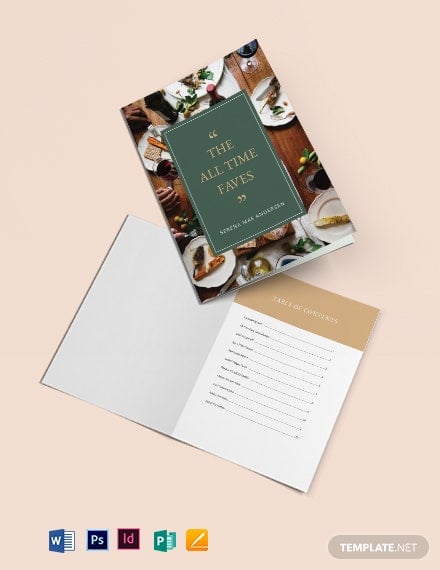 journal cookbook template