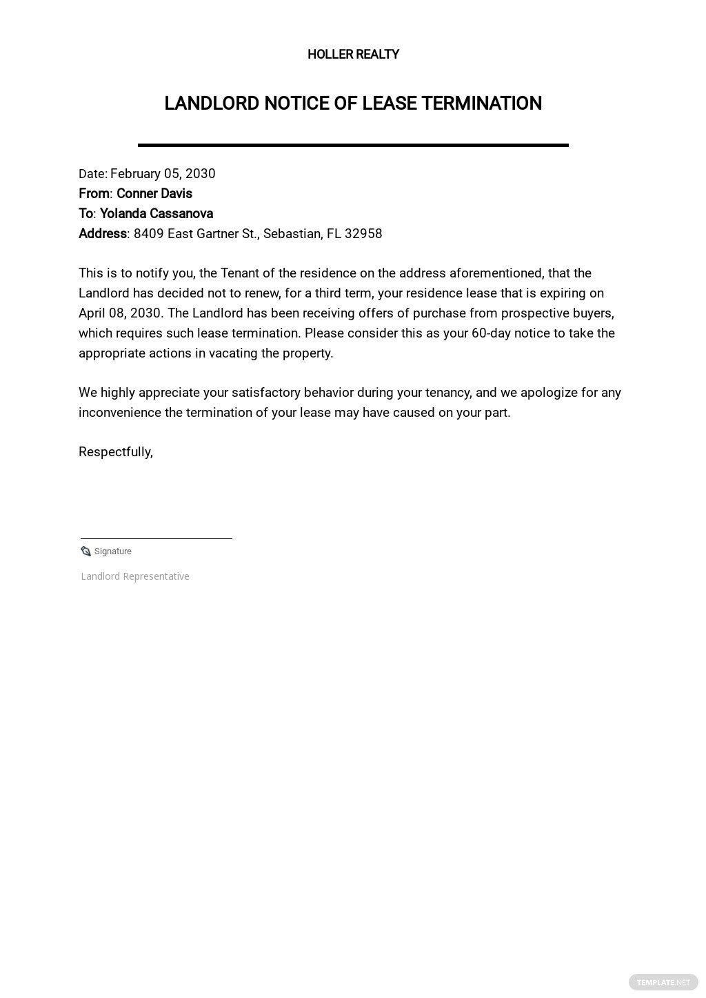 sample-letter-to-terminate-lease-early-collection-letter-template