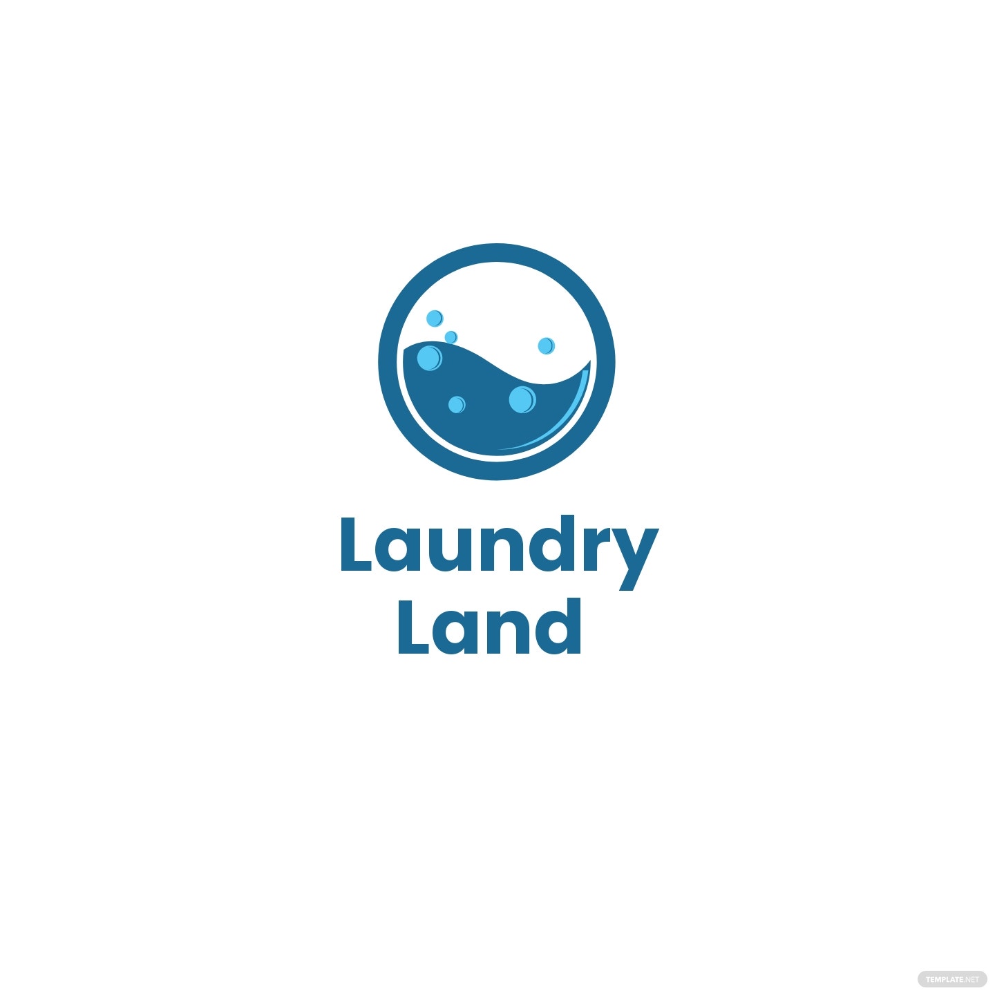 laundry logo template