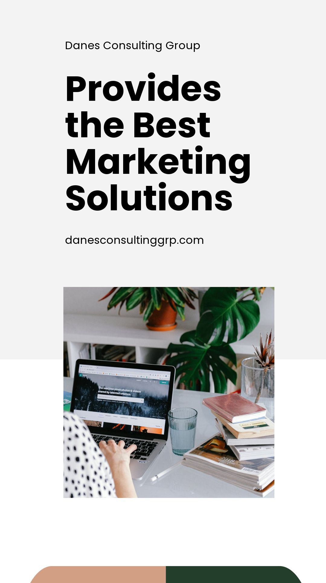 marketing consulting whatsapp post template