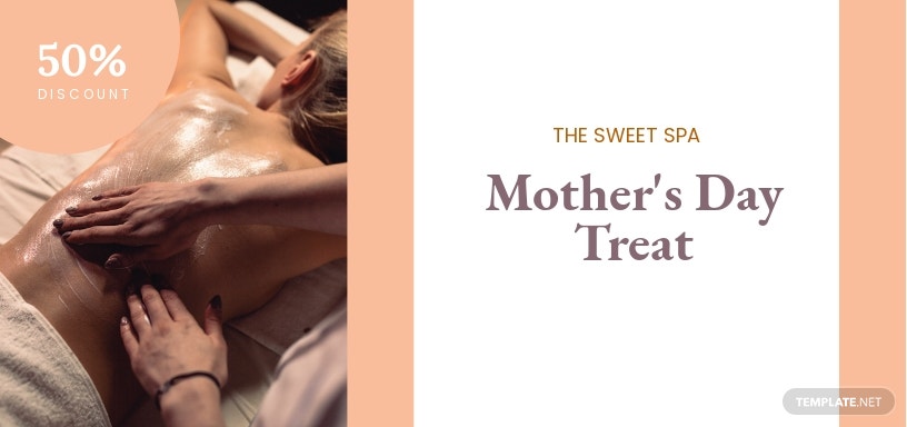 mothers day spa voucher template