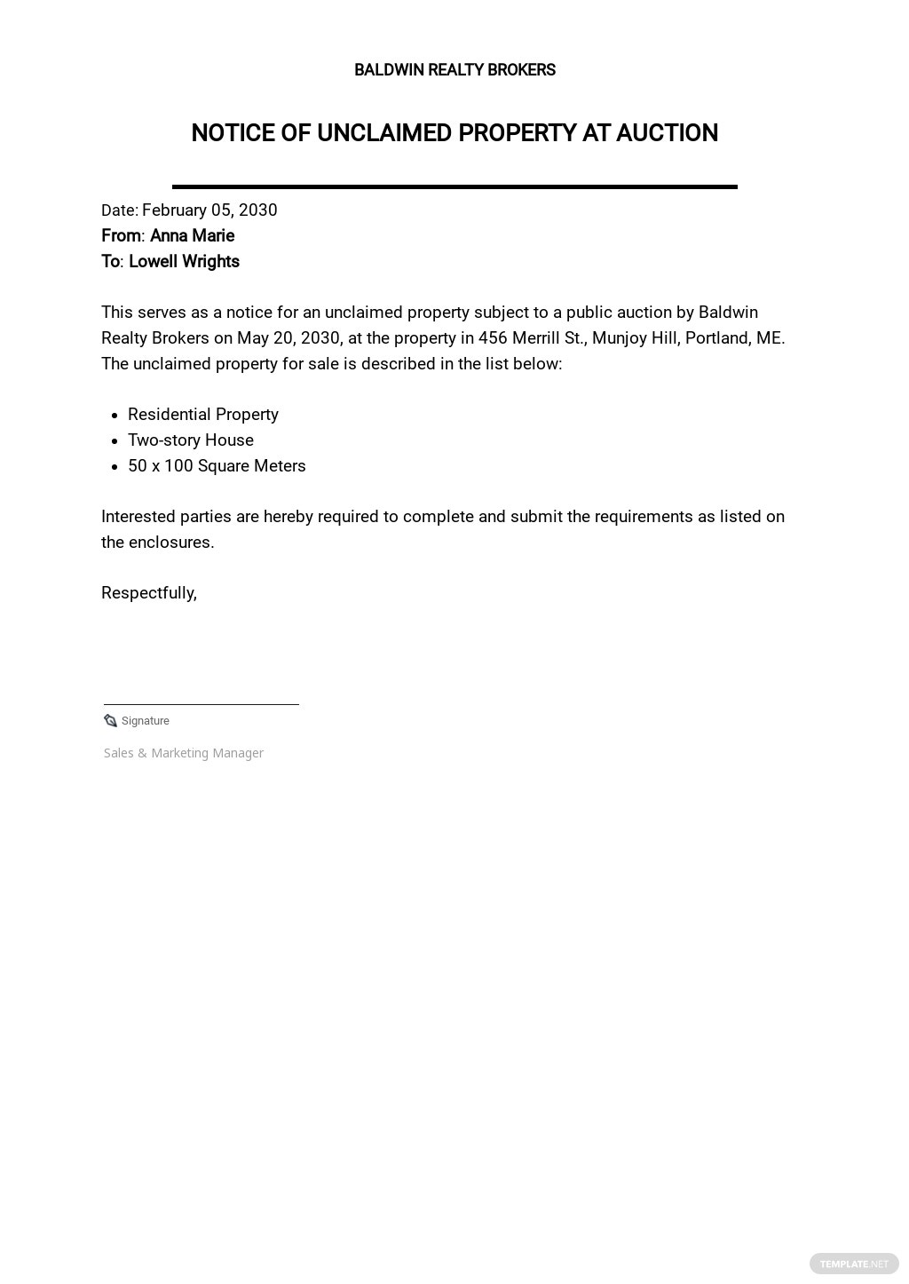 50+ Notice Samples, Format & Examples 2021 Free & Premium Templates