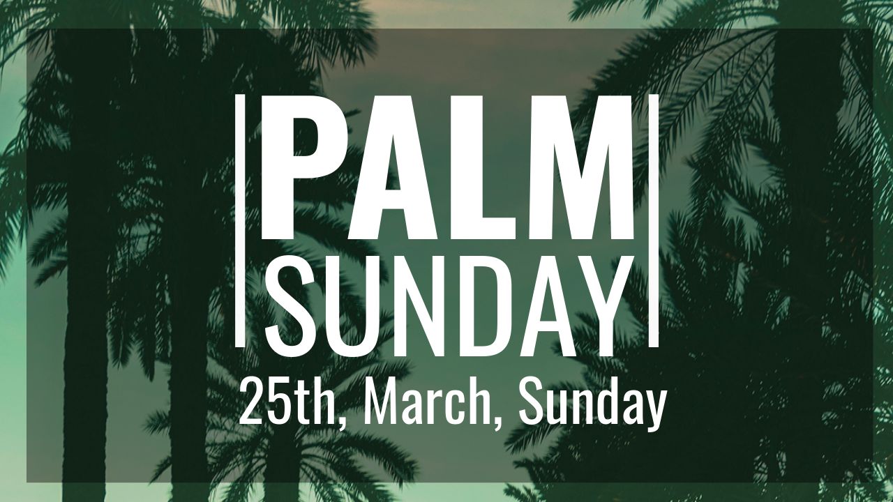 palm sunday youtube video thumbnail template