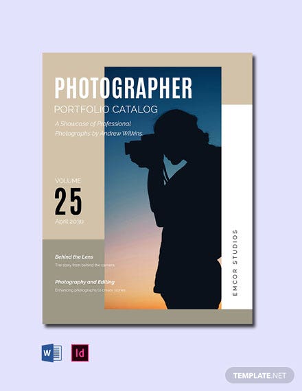 photographer portfolio catalog