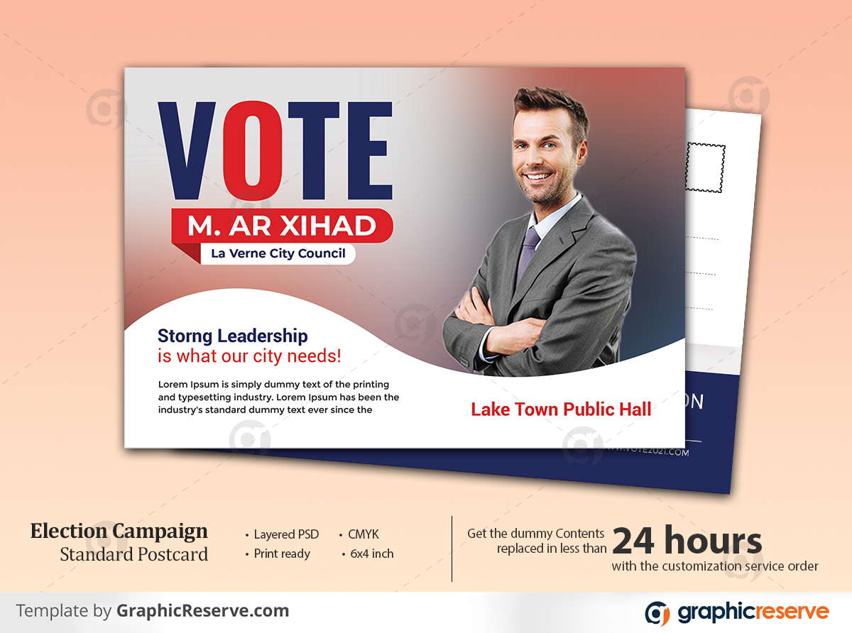 political-vote-election-campaign-postcard-template