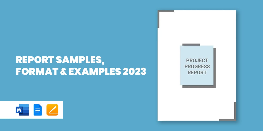 report samples format examples 20