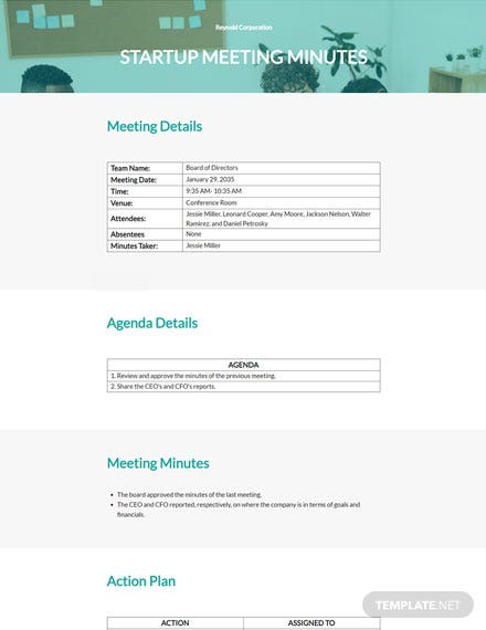 50+ Meeting Minutes Sample, Format & Examples 2021 | Free & Premium