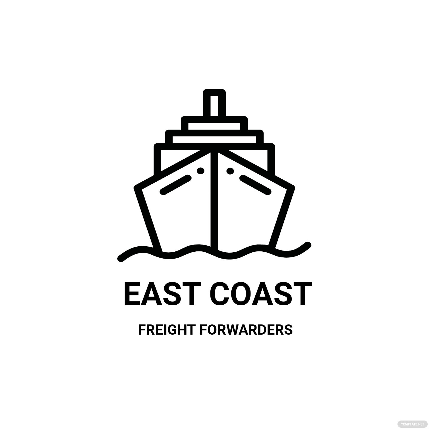 shipping logo template