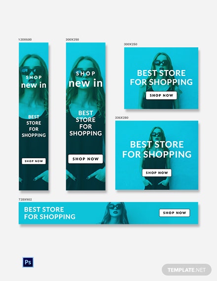 shopping ad banner
