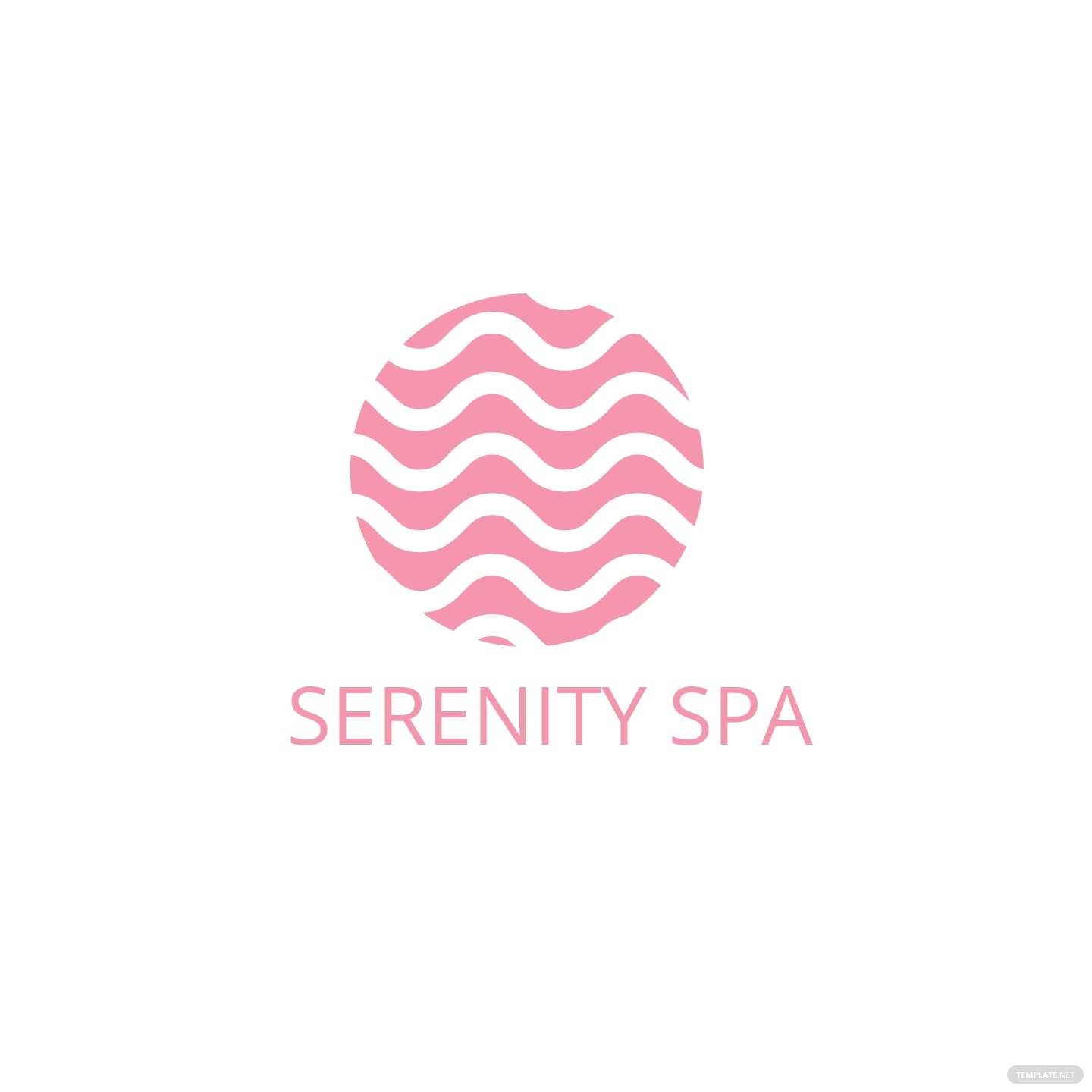 spa logo design template