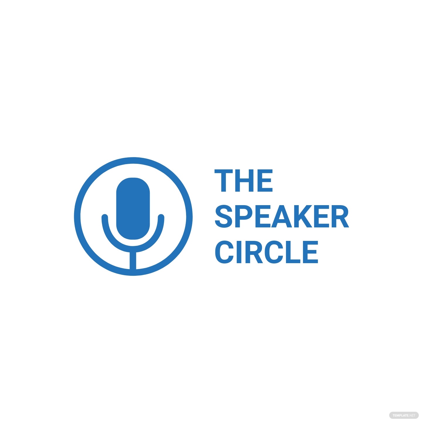 speaker logo template