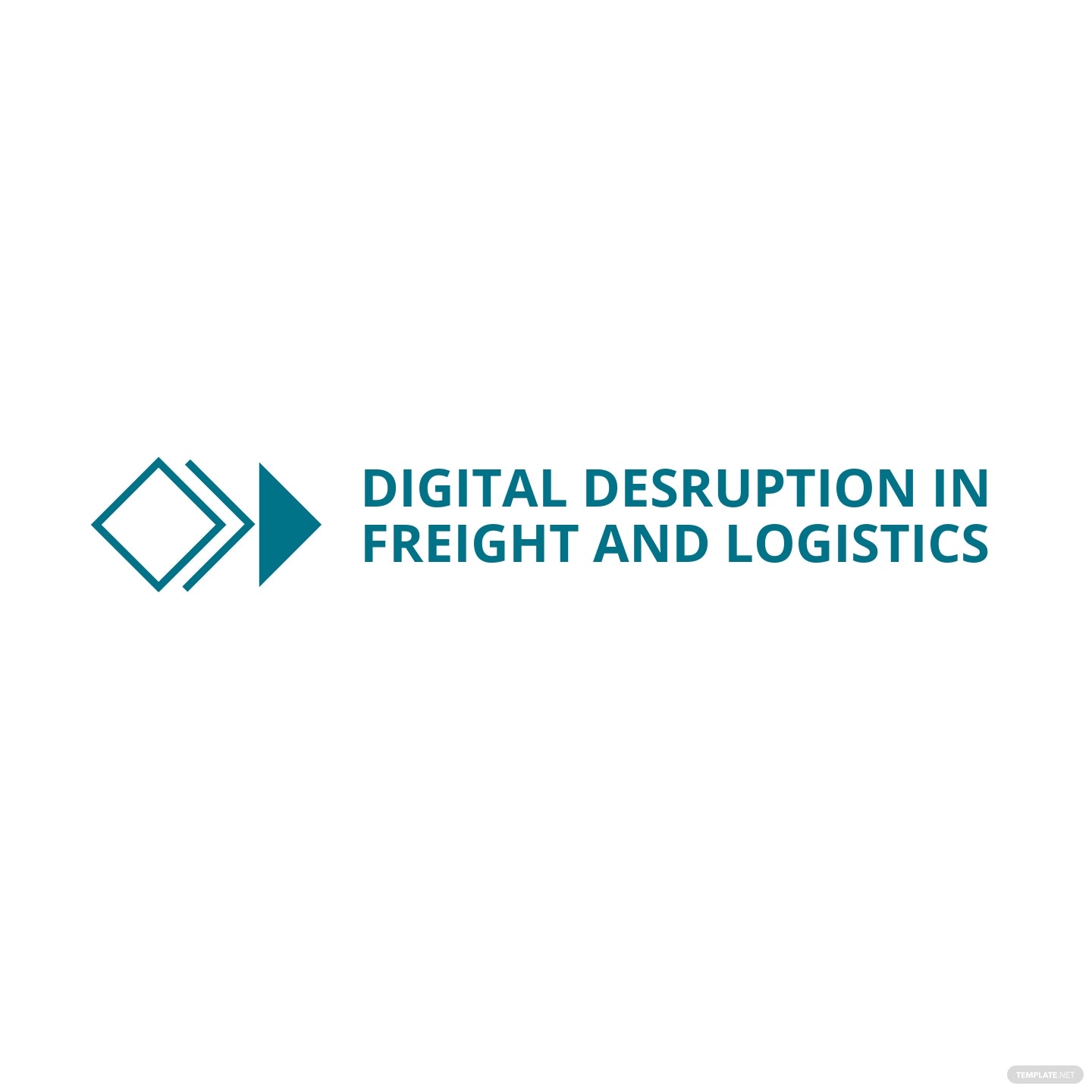 trucking logistics logo template