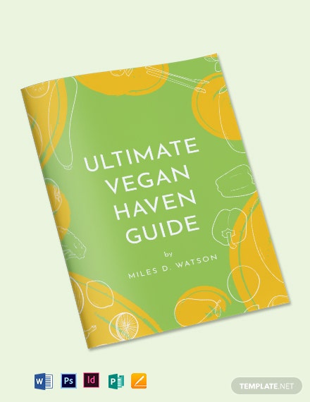 vegan cookbook template