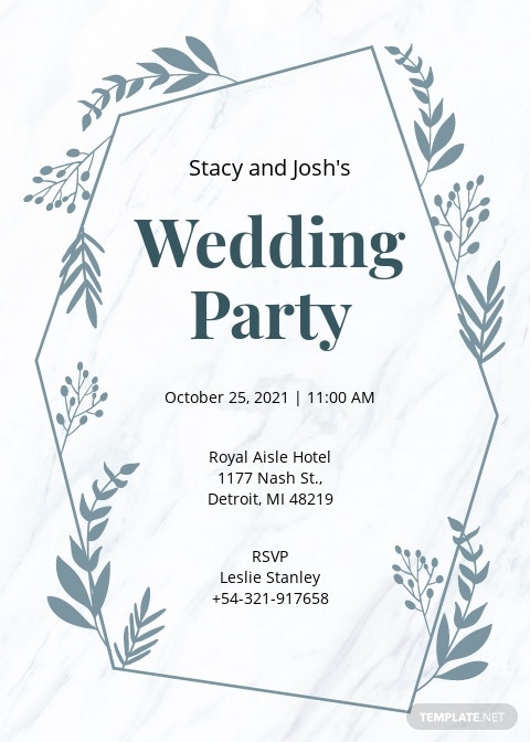 wedding-party-invitation-template