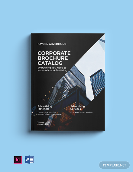brochure catalog template