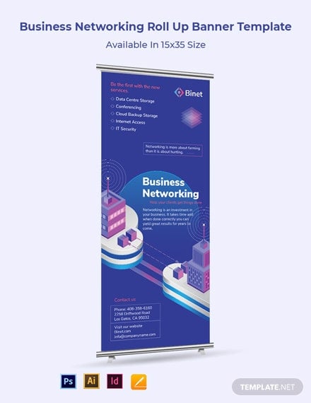 business-networking-roll-up-banner-template