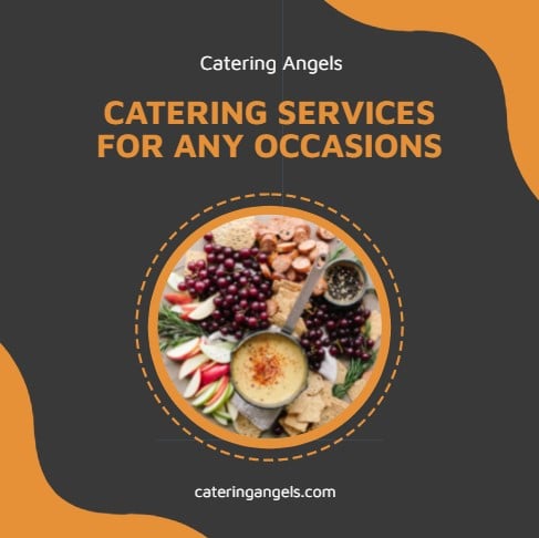 catering company instagram post template