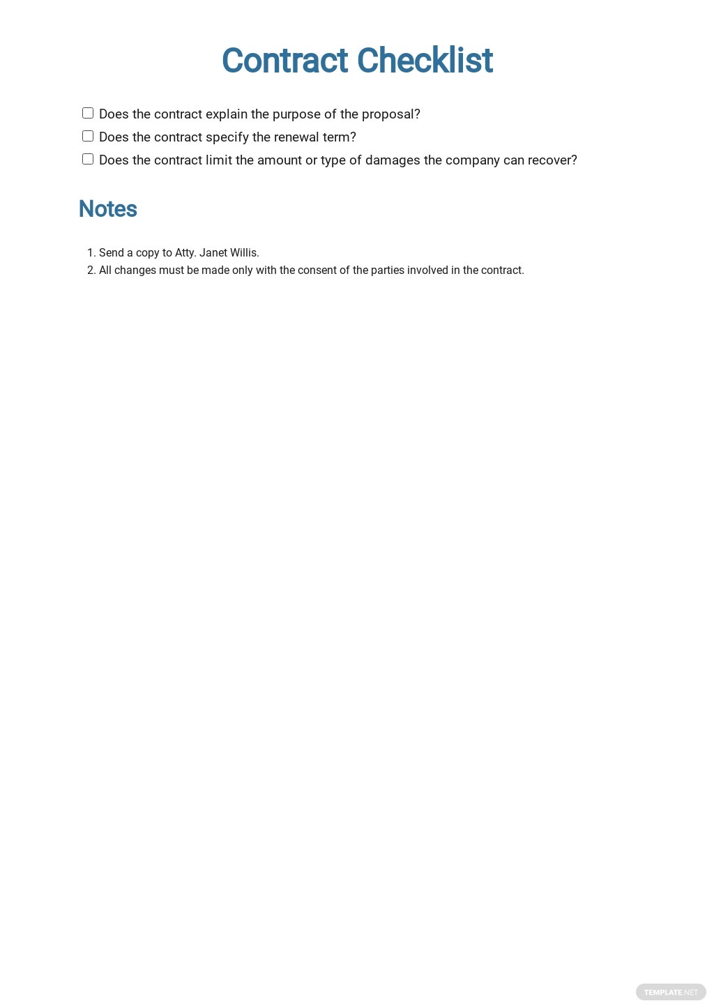 50+ Checklist Samples, Format & Examples 2023