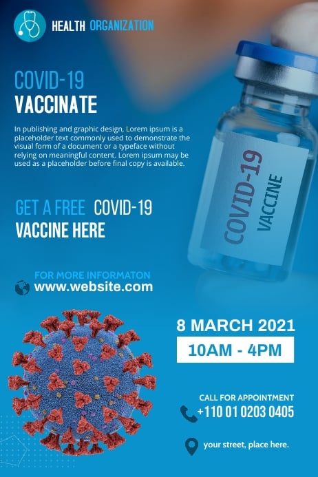 corona virus vaccinate banner design template 9809a2de4e80dc53d2b22ca8cae64b1b