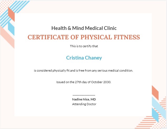 fitness-certificate-template