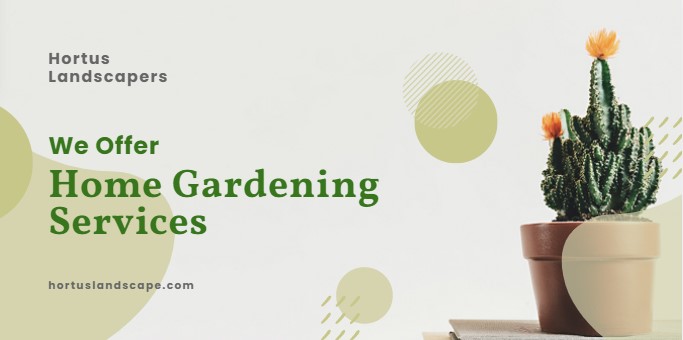 gardening service twitter post template