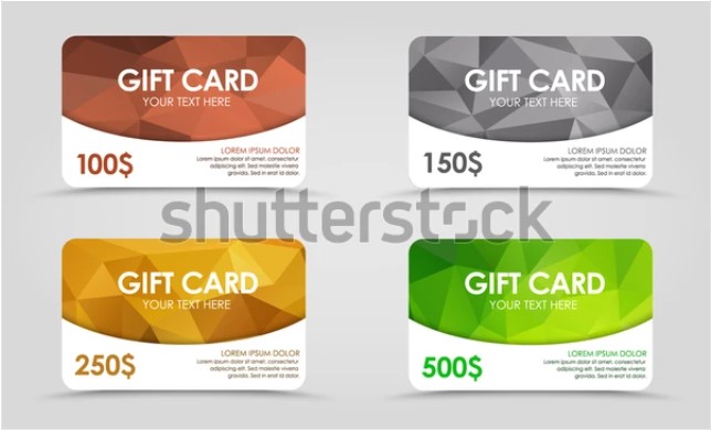 gorgeous gift card example