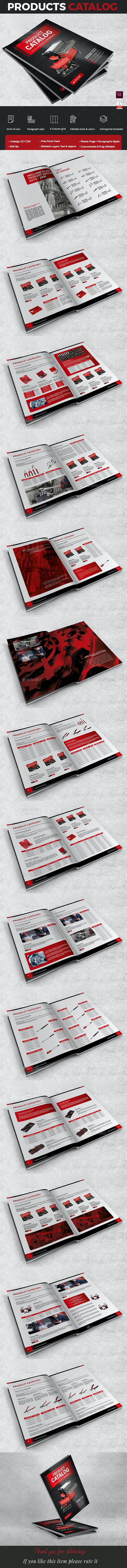 industrial catalog template