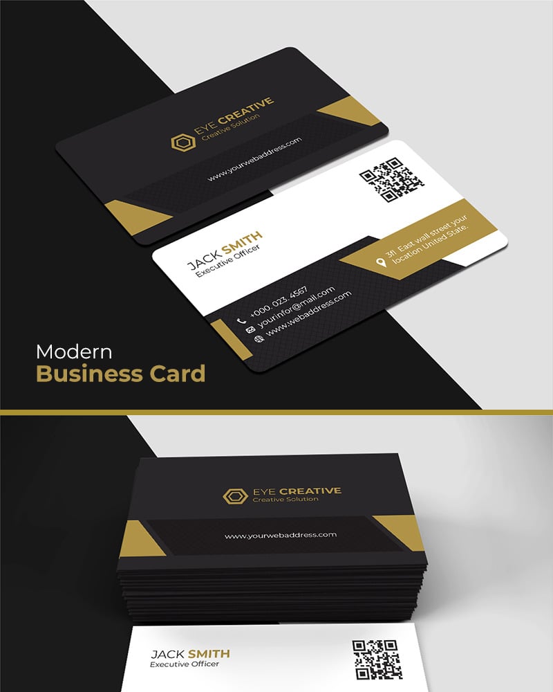 luxury business card corporate identity template