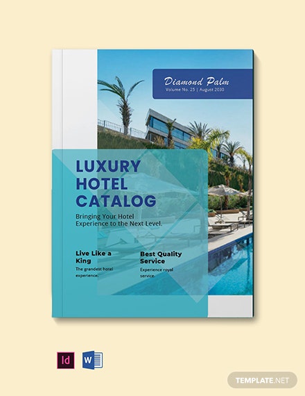 luxury hotel catalog template