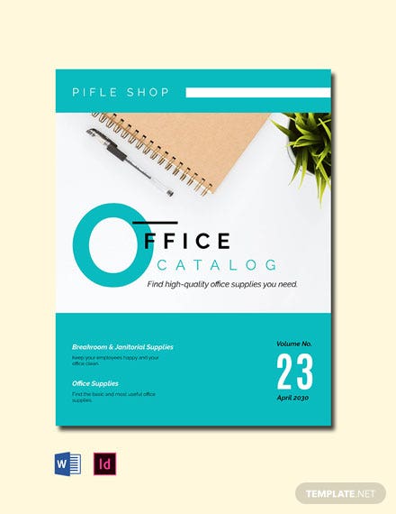 office catalog template