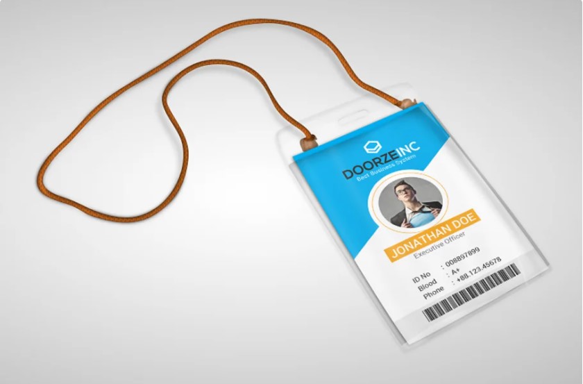 office id card example