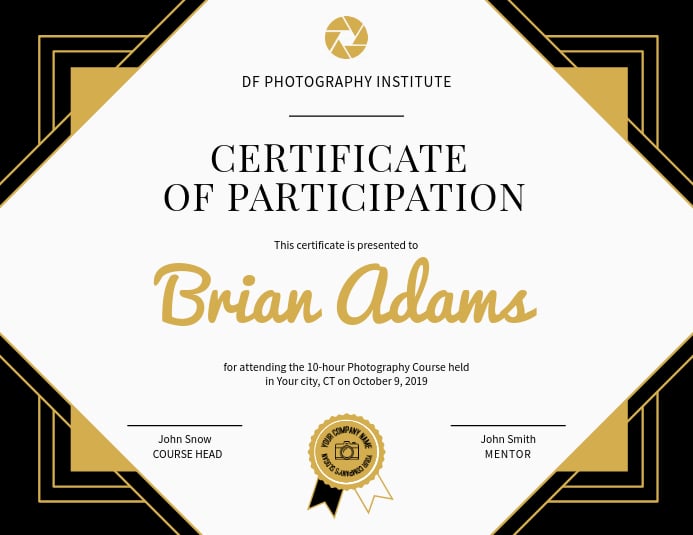 photography-participation-certificate-template