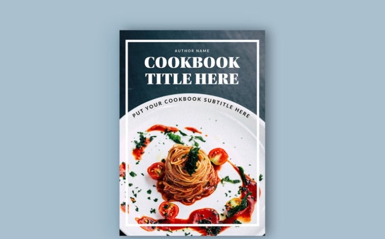 recipe cookbook layout example