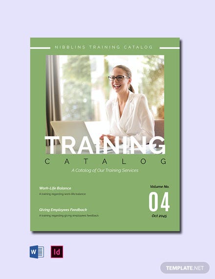 training catalog template