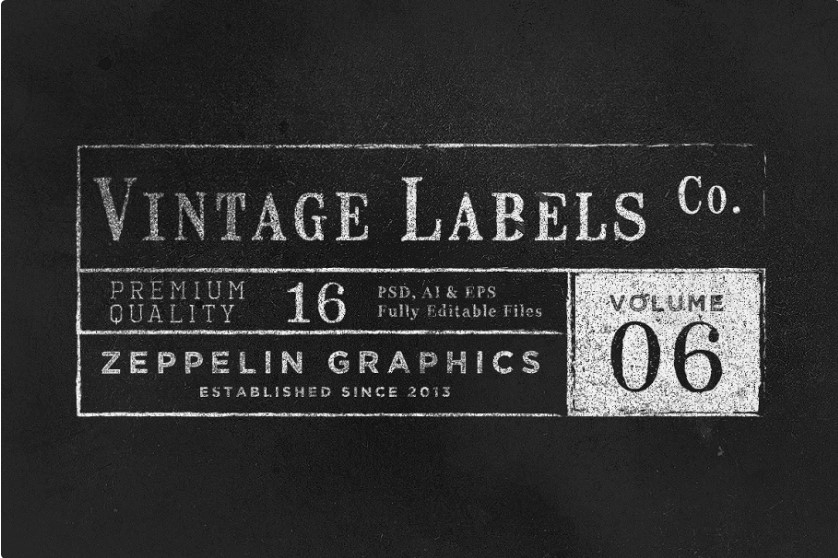 vintage label