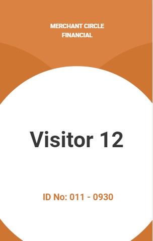 visitor id card
